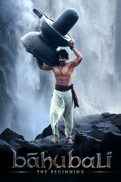 Bāhubali: The Beginning Hindi Dubbed Movie Poster (2015)