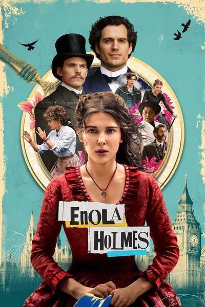 Enola Holmes Hindi Dubbed Movie Poster (2020)