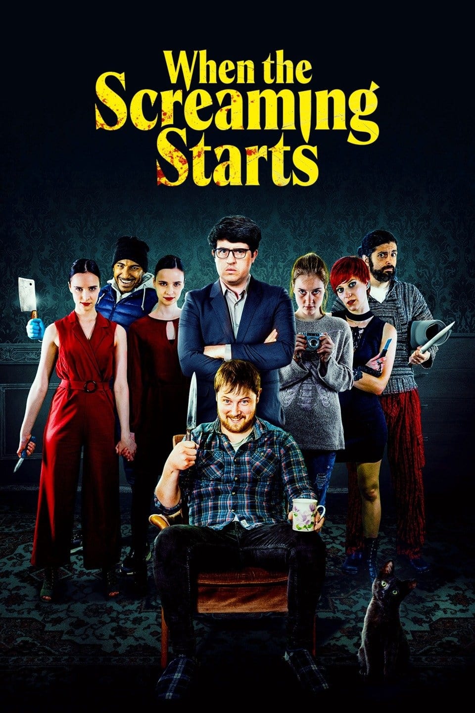When the Screaming Starts Hindi Dubbed Movie Poster (2021)